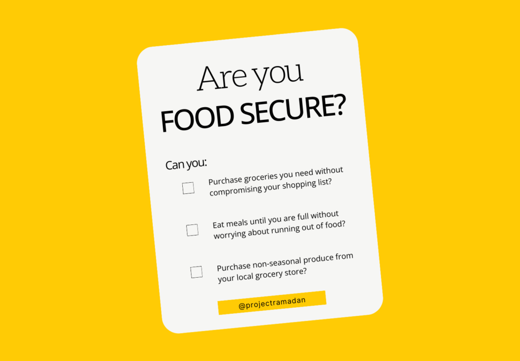 Food Secure Checklist