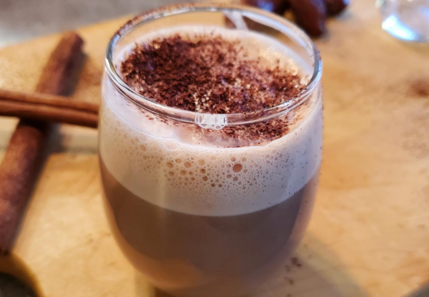 Vegan Date Sweetened Hot Chocolate